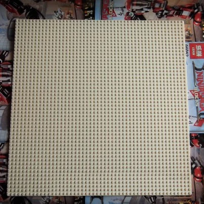 Пластина для конструктора 40x40 см - Белая