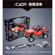 C61006 CADA Jeep Wrangler Rubicon 1:8