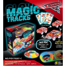 Конструктор Гоночная трасса Magic Tracks 165 деталей