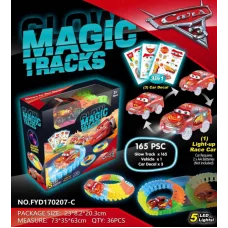 Конструктор Гоночная трасса Magic Tracks 165 деталей