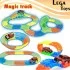 Конструктор Гоночная трасса Noctilucent track car - Magic Tracks 128 деталей