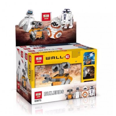 03073 Lepin Mini Wall-E, EVA, BB-8 & R2-D2