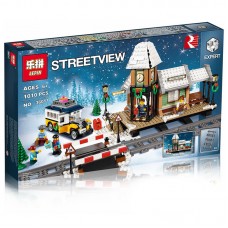 36011 Lepin Зимняя железнодорожная станция