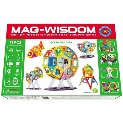 Mag-Wisdom MW4-71 магнитный конструктор 71 деталь