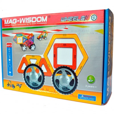 Mag-Wisdom MW4-40 магнитный конструктор 40 деталей