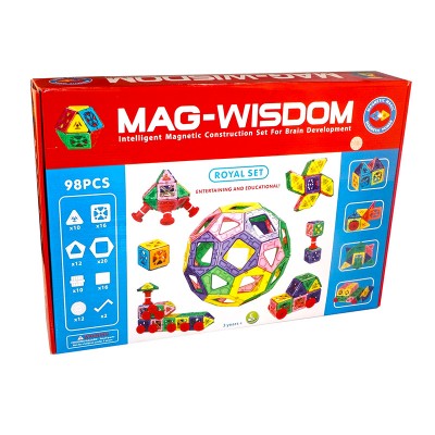 Mag-Wisdom MW5-98 магнитный конструктор 98 деталей