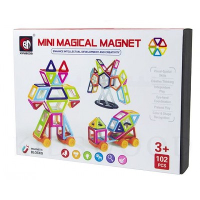 Xinbida Magical Magnet 718 мини магнитный конструктор 102 детали