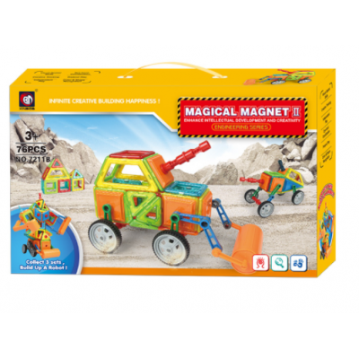 Magical Magnet Xinbida 7211B магнитный конструктор 76 деталей