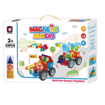 Magnetic Block Xinbida 8218 магнитный конструктор 82 детали