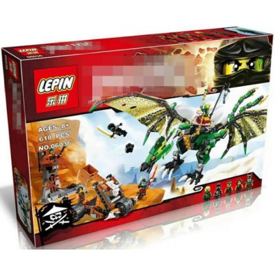06036 Lepin Зелёный Дракон