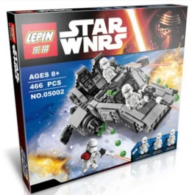 05002 Lepin Снежый спидер Первого Ордена
