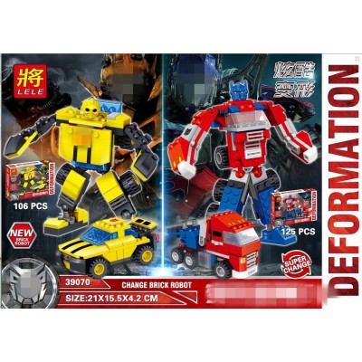 39070 Lele Transformers Bumblebee and Optimus Prime