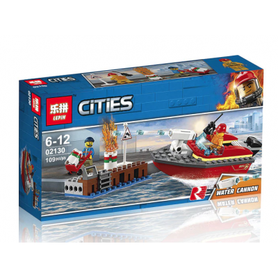 02130 Lepin Пожар в порту