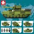 81006 Leyi Building Blocks Танк Leopard 1