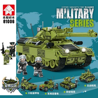 81006 Leyi Building Blocks Танк Leopard 1