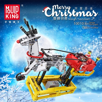 10010 MOULD KING Рождественские сани Санта-Клауса