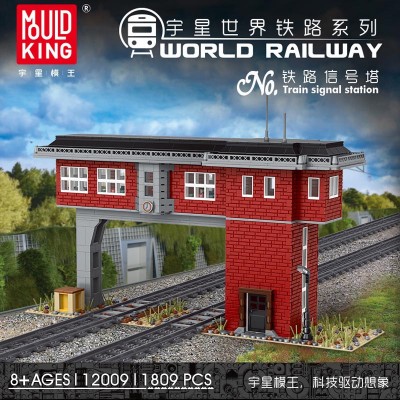 12009 MOULD KING Железнодорожная сигнальная башня