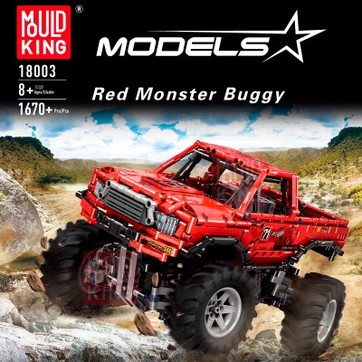 18003 MOULD KING Red Monster Buggy