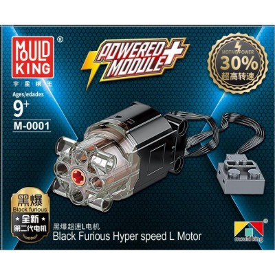 M-0001 MOULD KING Электромотор Hyper Speed L Motor Black Furious