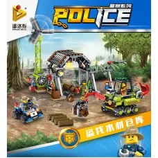 681005B Panlos Brick Полицейская серия: склад украденного леса