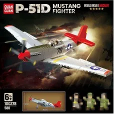 100278 Quanguan P-51 Mustang американский одноместный истребитель