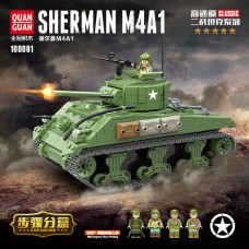 100081 Quanguan Танк Sherman M4A1