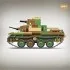 100120 Quanguan Японский малый танк Type 92