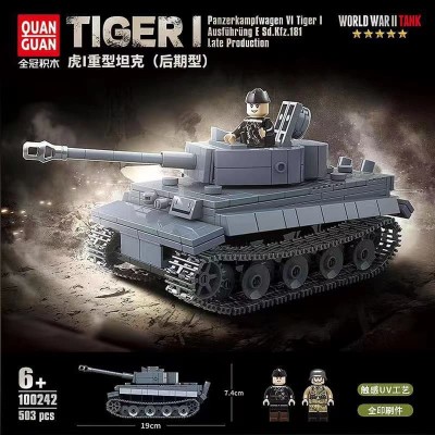 100242 Quanguan Германский тяжелый танк Tiger I