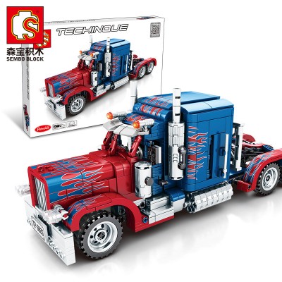 701803 Sembo Blocks Грузовик Peterbilt 