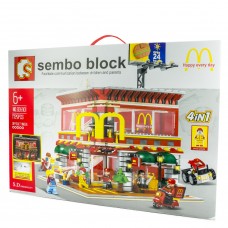 SD6901 Sembo Block McDonald's 4 в 1