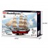 M38-B0836 Sluban Парусный фрегат USS. CONSTITUTION 1:170