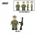 JR001-004 TBS Toys Минифигурки Советской Армии 4 в 1