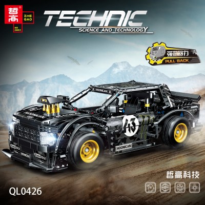 QL0426 ZHEGAO Ford Mustang Hoonicorn RTR дрифт-кар (PULL BACK)